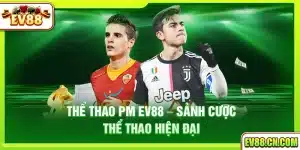 Thể thao PM Ev88 – Sảnh cược thể thao hiện đại
