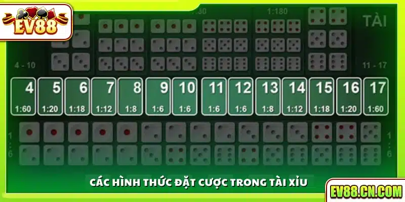 Những lựa chọn cược được ưa chuộng