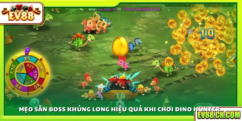 Bí quyết hạ gục boss khủng long nhanh chóng