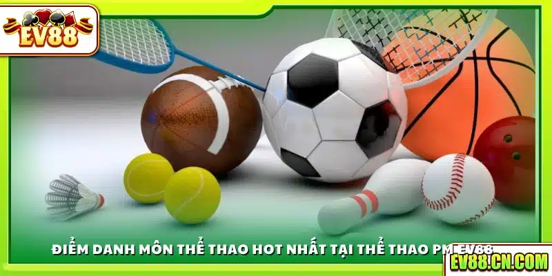 Những môn thể thao được yêu thích nhất tại sảnh PM Ev 88