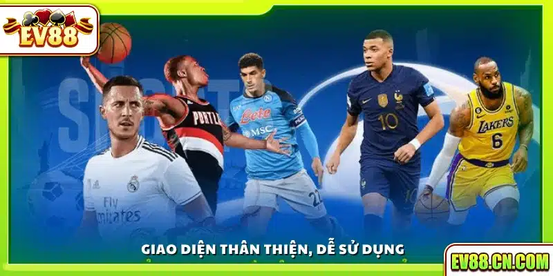 Giao diện được thiết kế tối giản